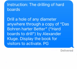 The_Drilling_Of_Hard_Boards_iMessage_Philipp_Groth Philipp Groth